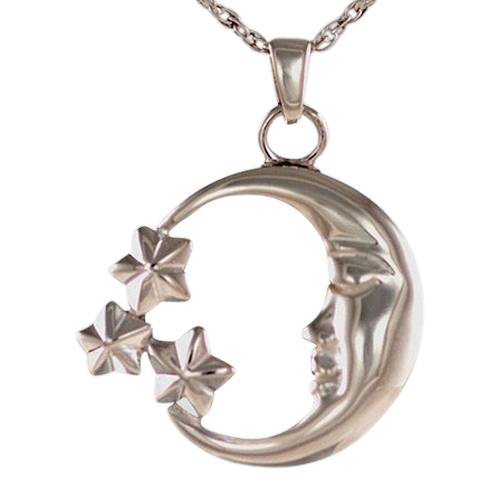 Crescent Moon Keepsake Pendant